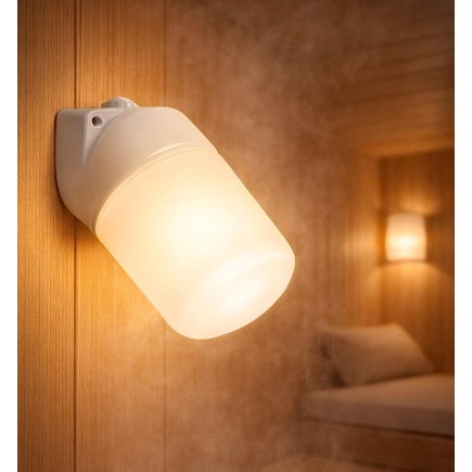 Banyo ve sauna için lamba,beyaz (E27)