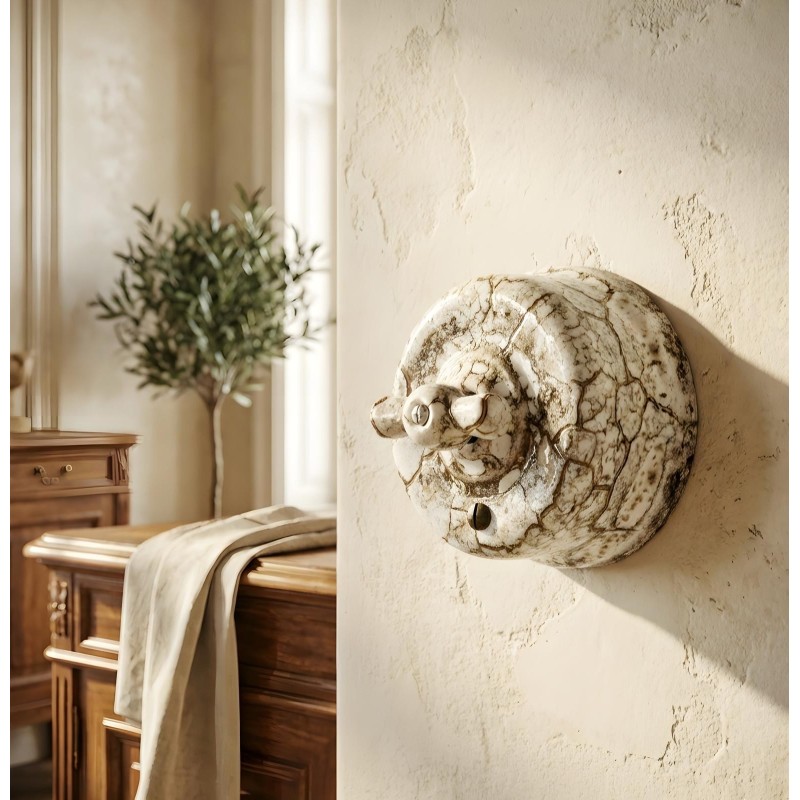 Porselen Anahtarlar (Sıva üstü) Mermer Porselen Anahtarlar (Sıva üstü) Mermer