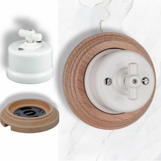 Porselen Anahtar + Ahşap Çerçeve Seti SIVA ÜSTÜ