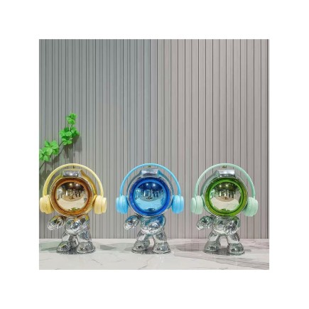 Dekoratif Astronot Heykelcik Yeşil