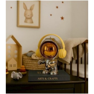 Dekoratif Astronot Heykelcik Sarı