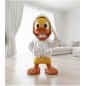 XL Büyük Dekoratif Duck Heykelcik Gümüş renk