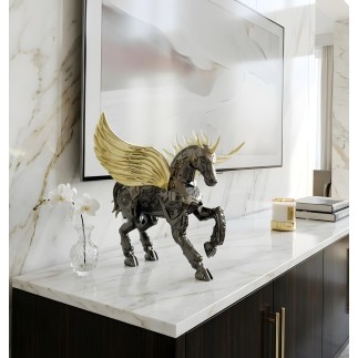 Dekoratif Unicorn Heykelcik "Imperial Stallion"