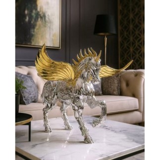 Dekoratif Unicorn Heykelcik ''Pegasus Grace"