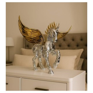 Dekoratif Unicorn Heykelcik ''Pegasus Grace"