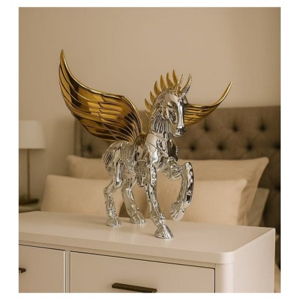 Dekoratif Unicorn Heykelcik ''Pegasus Grace"