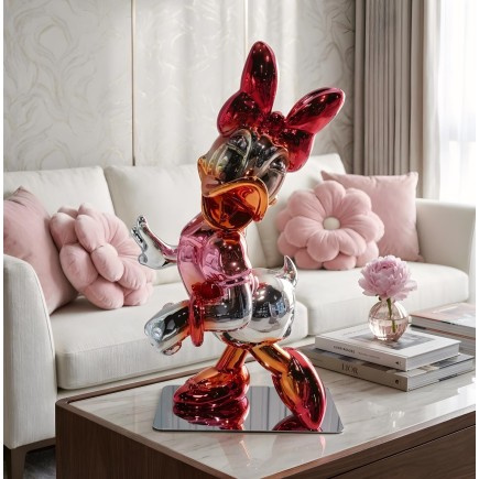 Dekoratif Lady Duck Heykelcik