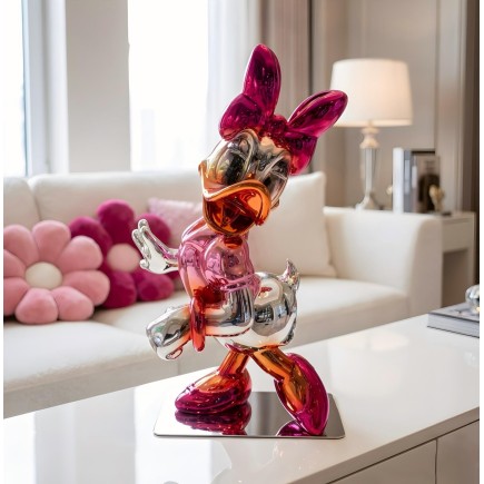 Dekoratif Lady Duck Heykelcik