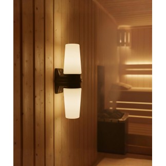 Banyo ve Sauna Lambası, Siyah, E14, IP44