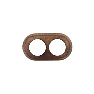 Ahşap Çerçeveler 2 Gözlü Koyu Ceviz renk