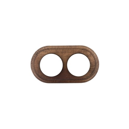 Ahşap Çerçeveler 2 Gözlü Koyu Ceviz renk