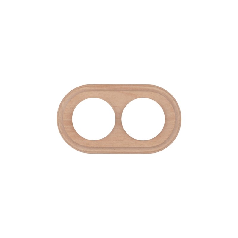 Ahşap Çerçeveler 2 Gözlü Açık Meşe renk