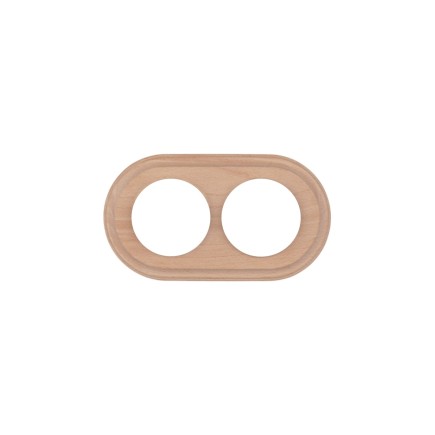 Ahşap Çerçeveler 2 Gözlü Açık Meşe renk