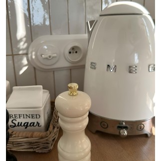 Porselen Yuvarlak Çerçeveler 1 Gözlü Sıva Altı