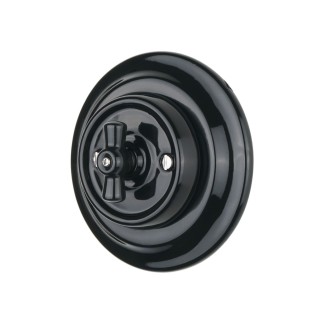 Porselen Yuvarlak Çerçeveler 1 Gözlü Sıva Altı