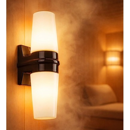 Banyo ve Sauna Lambası, Siyah, E14, IP44