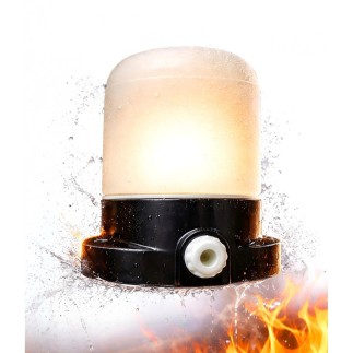 Banyo ve sauna için lamba, Siyah (E27)