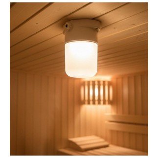 Banyo ve sauna için lamba, Beyaz (E27)