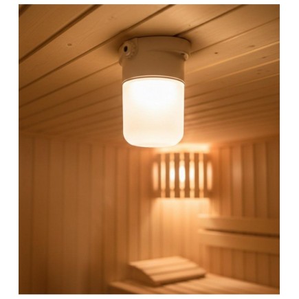 Banyo ve sauna için lamba, Beyaz (E27)